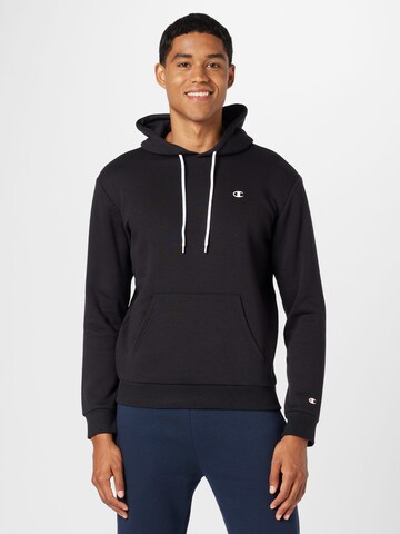 Champion Authentic Athletic Apparel Sweatshirt in Black: front