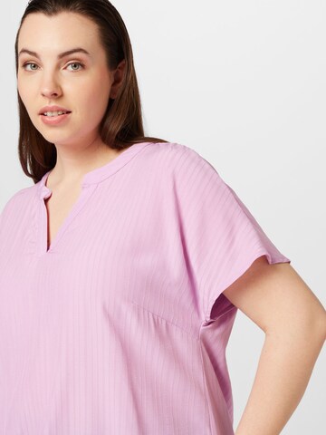 KAFFE CURVE Blouse 'Danni' in Roze