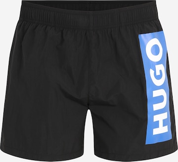 HUGO Blue Kratke kopalne hlače 'Blue Okko' | črna barva: sprednja stran