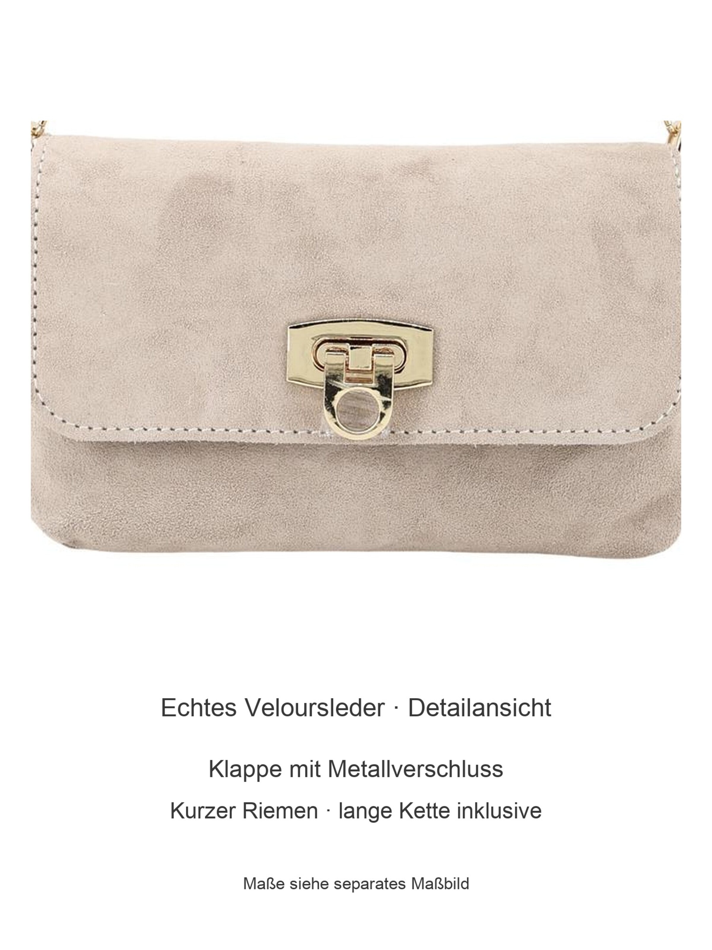Brise Κλατς 'Alessa Wild Leather' σε μπεζ