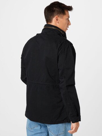 ALPHA INDUSTRIES Between-Season Jacket 'Huntington' in Black