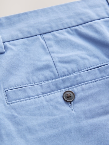 Next Slimfit Chino hlače | modra barva