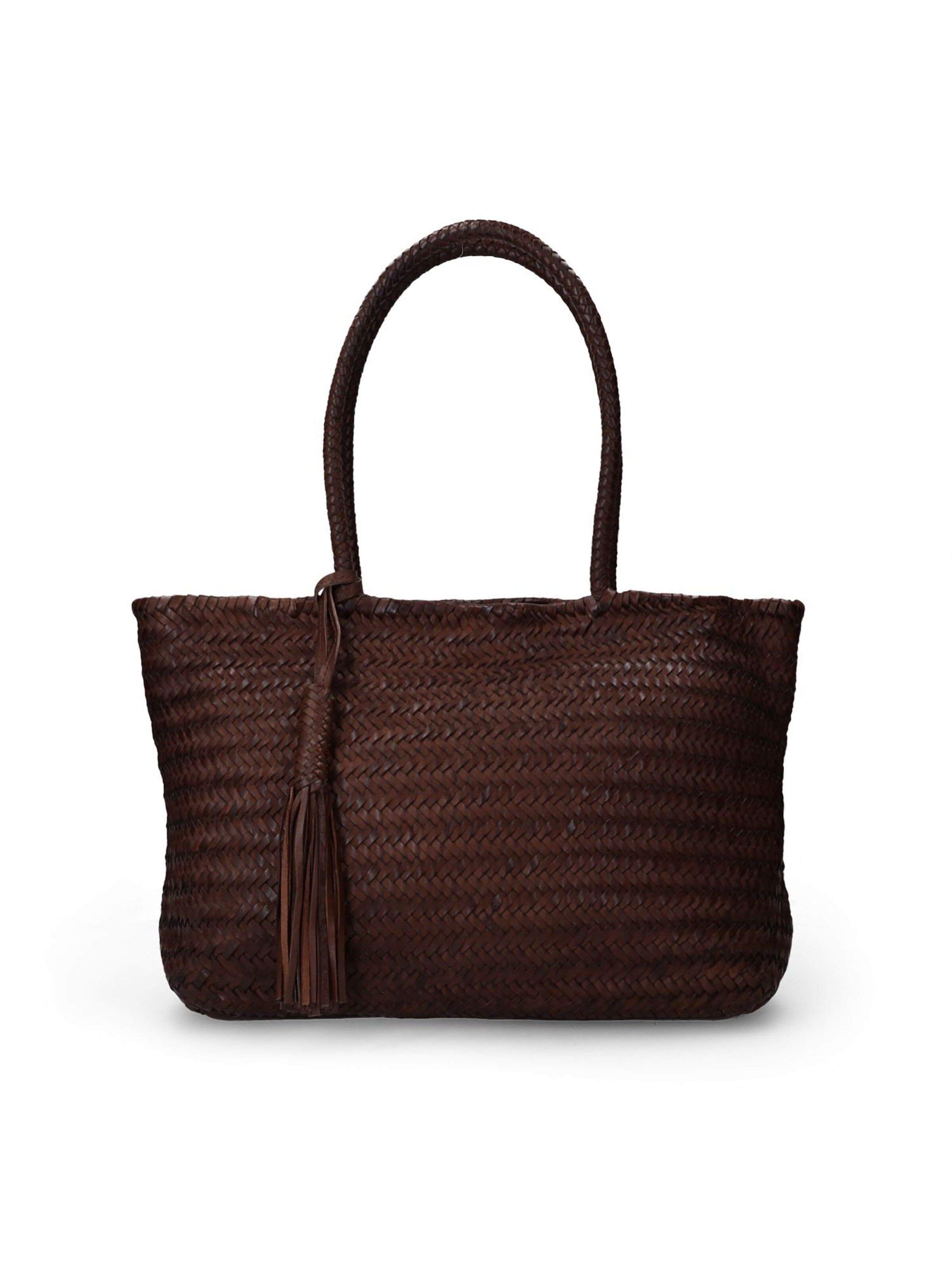 MANFIELD Handtaschen in dunkelbraun, Produktansicht