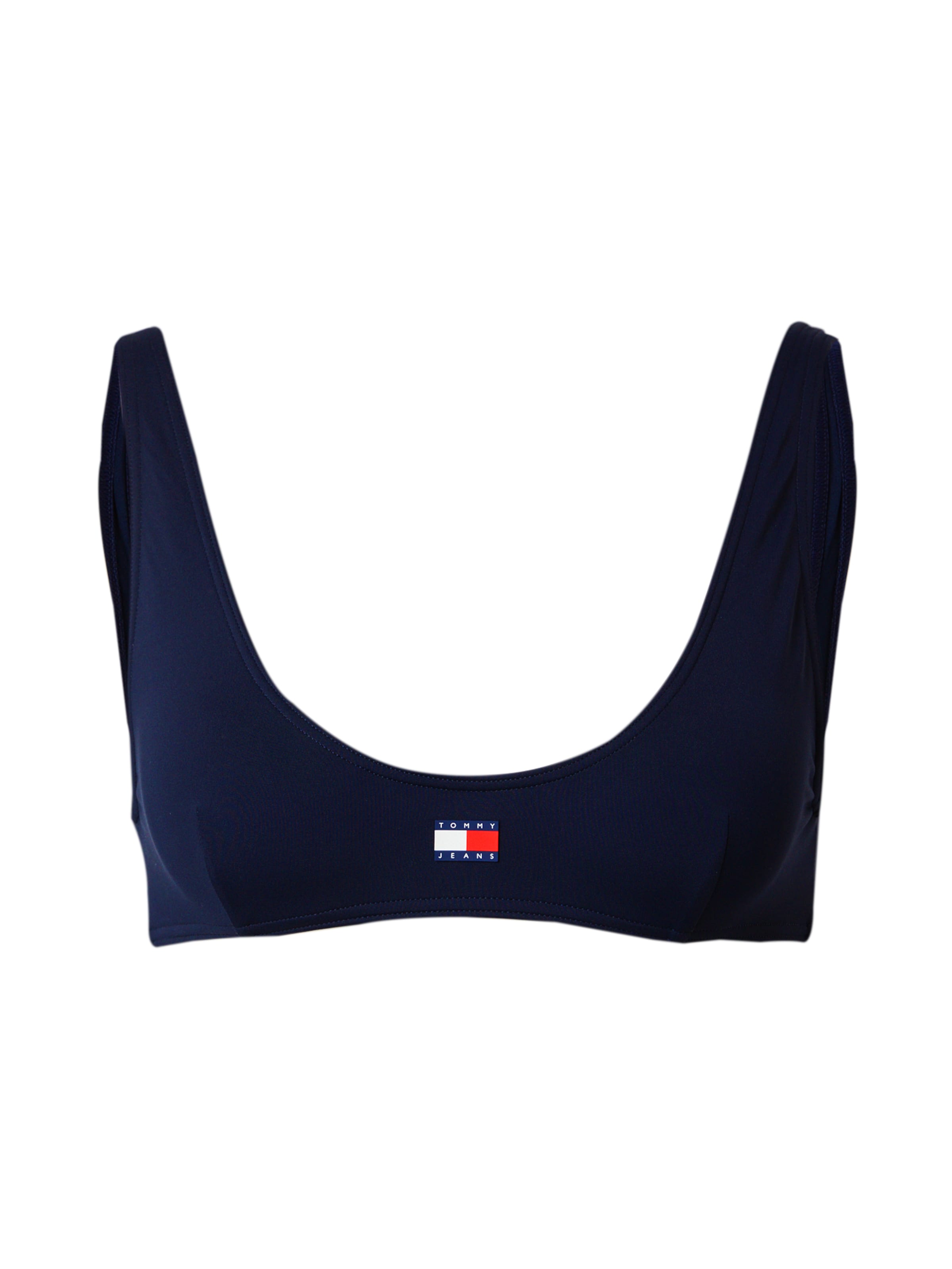 Tommy Jeans Μπουστάκι Τοπ μπικίνι σε μπλε: μπροστά
