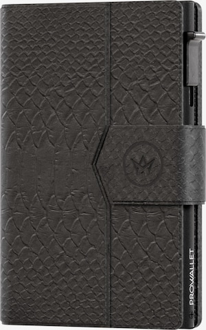 Prowallet Wallet 'Pasjeshouder Plus Snake' in Black: front