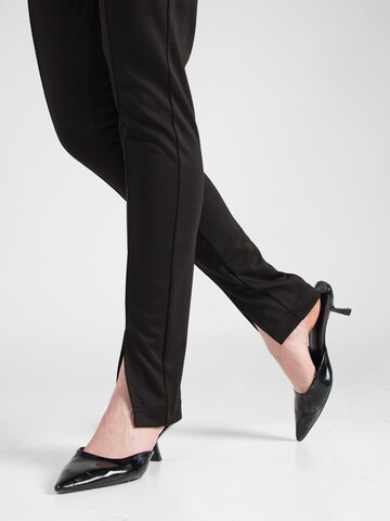 VILA Slim fit Pants 'IVA AMERONE' in Black