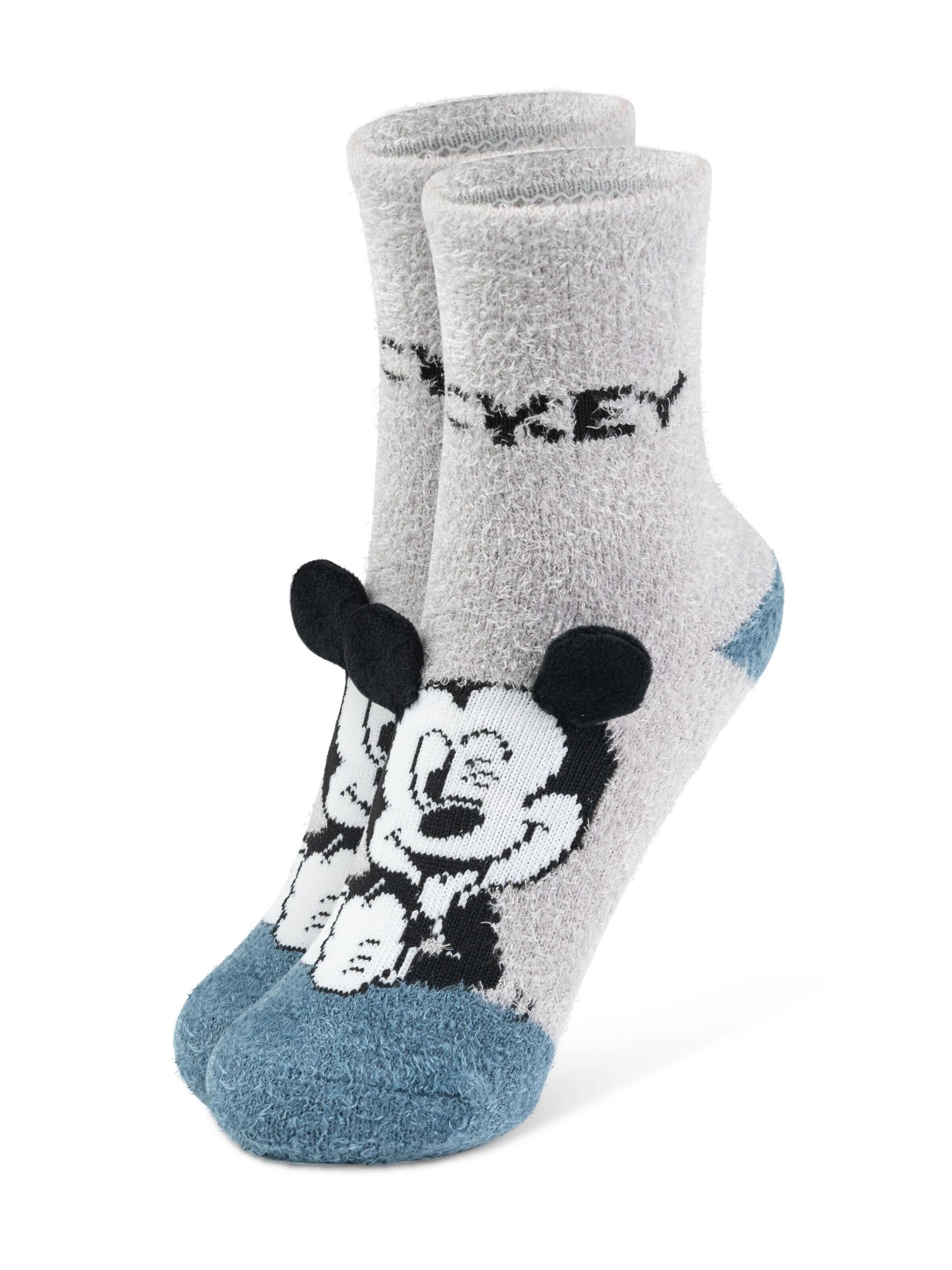 MICKEY MOUSE Socken '3D ABS Kuschelsocken'‌‌‌ in Mischfarben