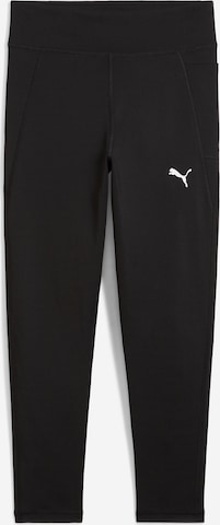 PUMA Slim fit Workout Pants 'Tad Essentials' in Black: front
