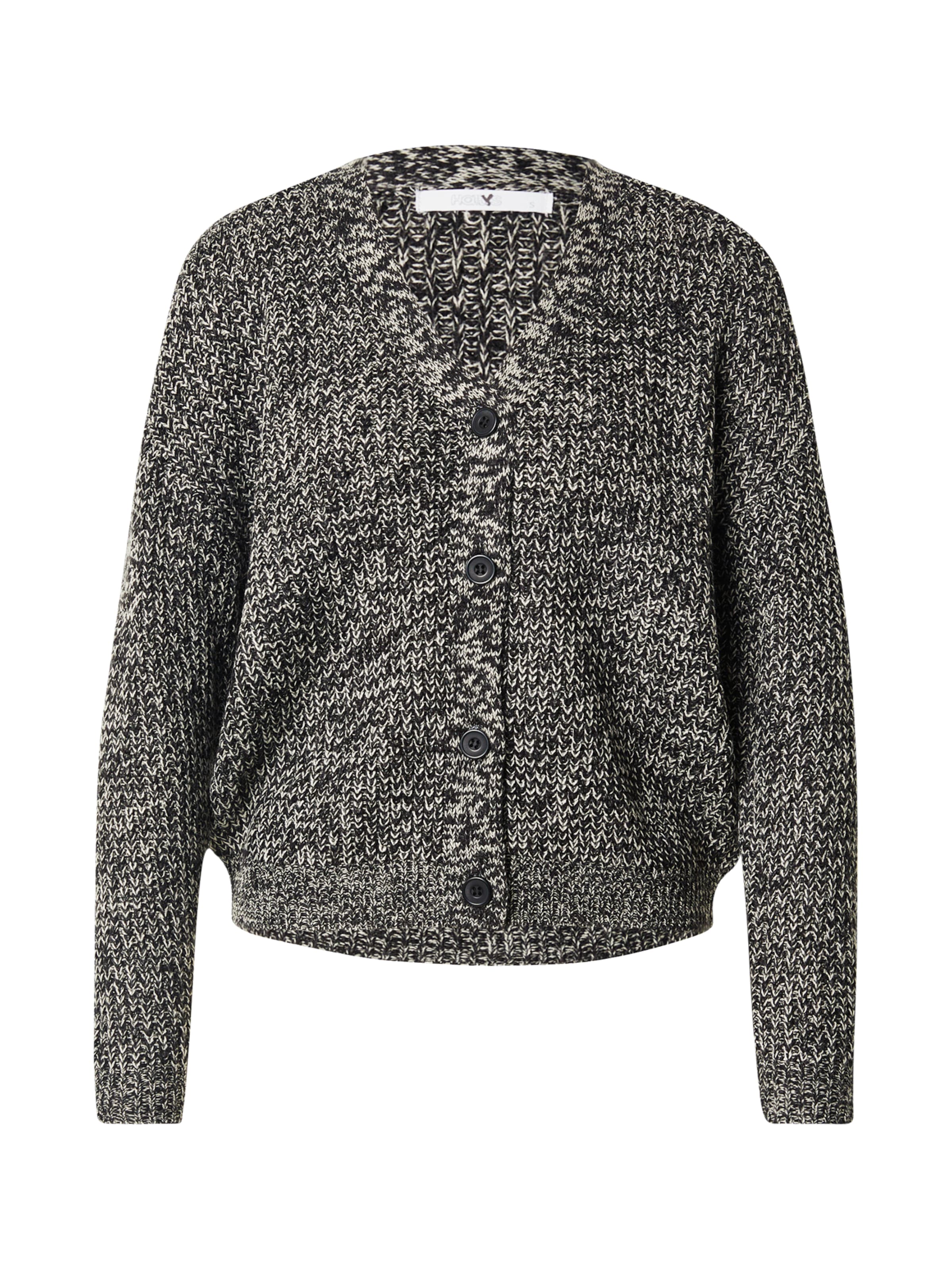 Hailys Knit cardigan 'Pi44pa' in Black: front