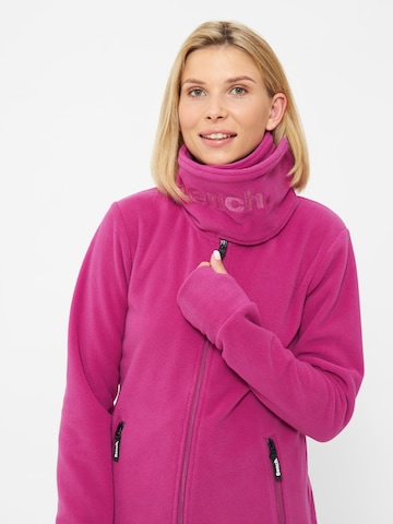 BENCH Fleece Jacket 'Funnel' in Pink