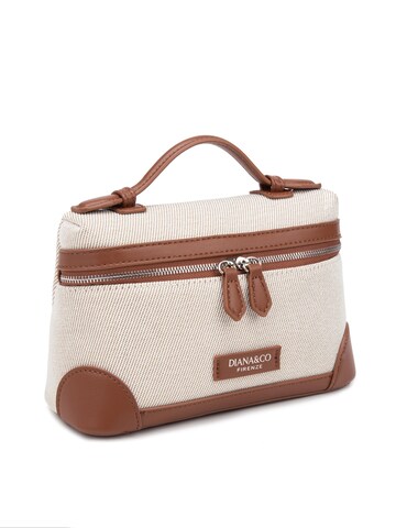 Borsa a tracolla 'Borsa a Mano Strutturata Diana & Co Firenze con Tracolla Regolabile e Dettagli Ecopelle' di Diana&Co. in marrone