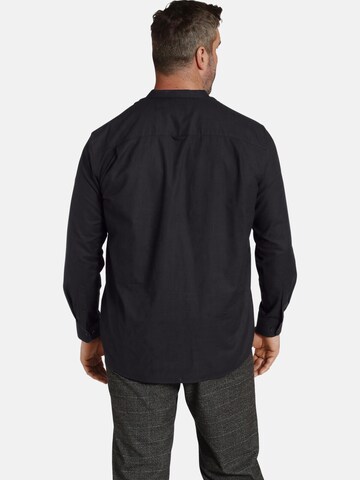 Charles Colby Comfort fit Button Up Shirt ' Duke Tancred ' in Black