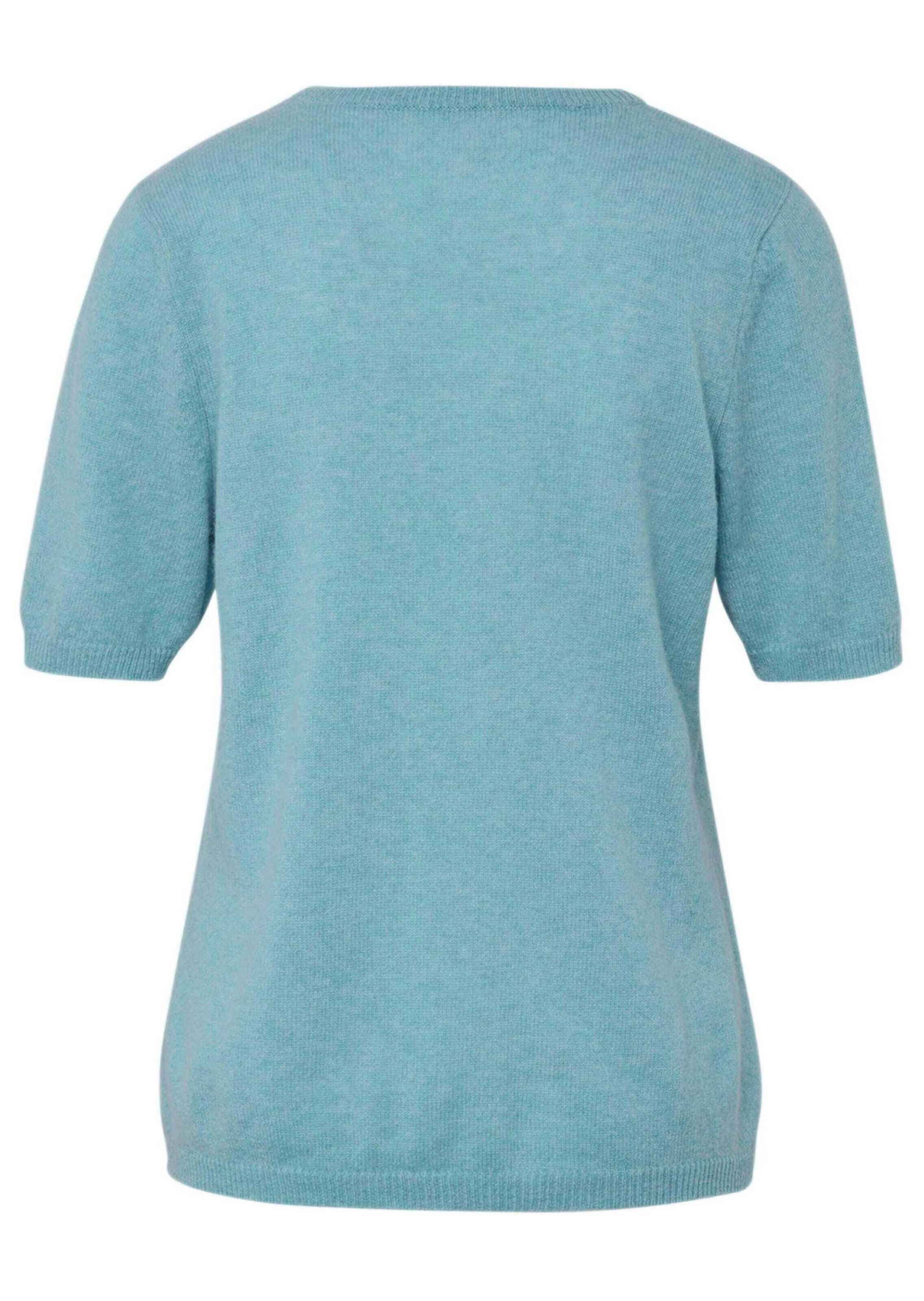 Goldner Pullover in Blau