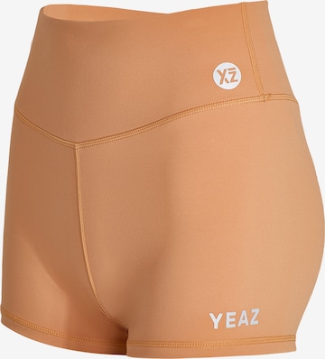 oranžinė YEAZ Siauras Sportinės kelnės 'Celeb': priekis