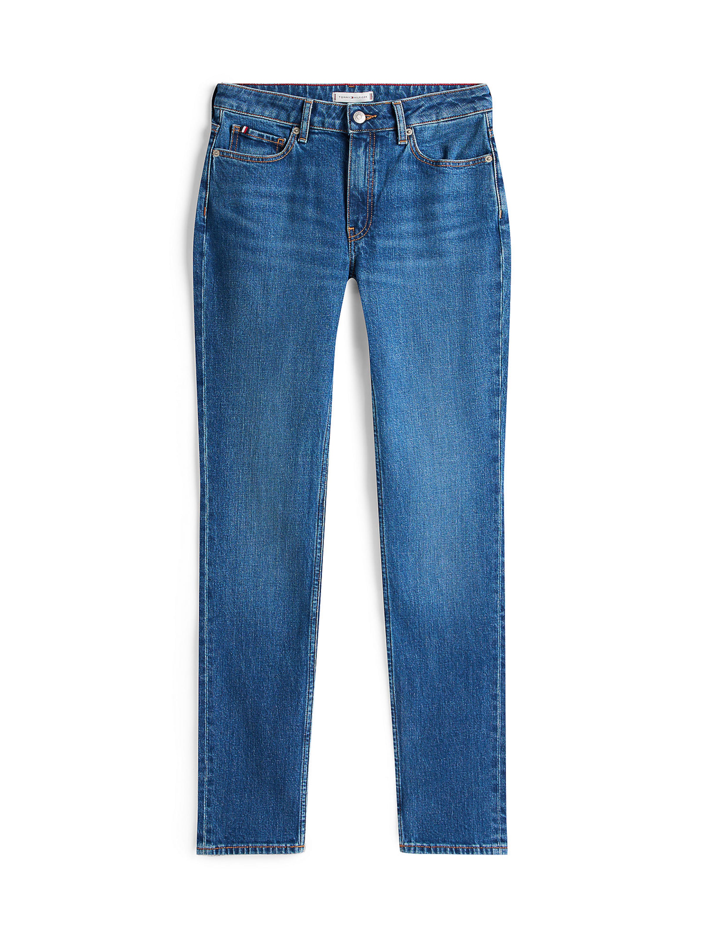TOMMY HILFIGER Slimfit Jeans in Blauw: voorkant