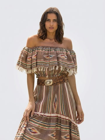 Miss June - Blusa 'Caracas' en verde