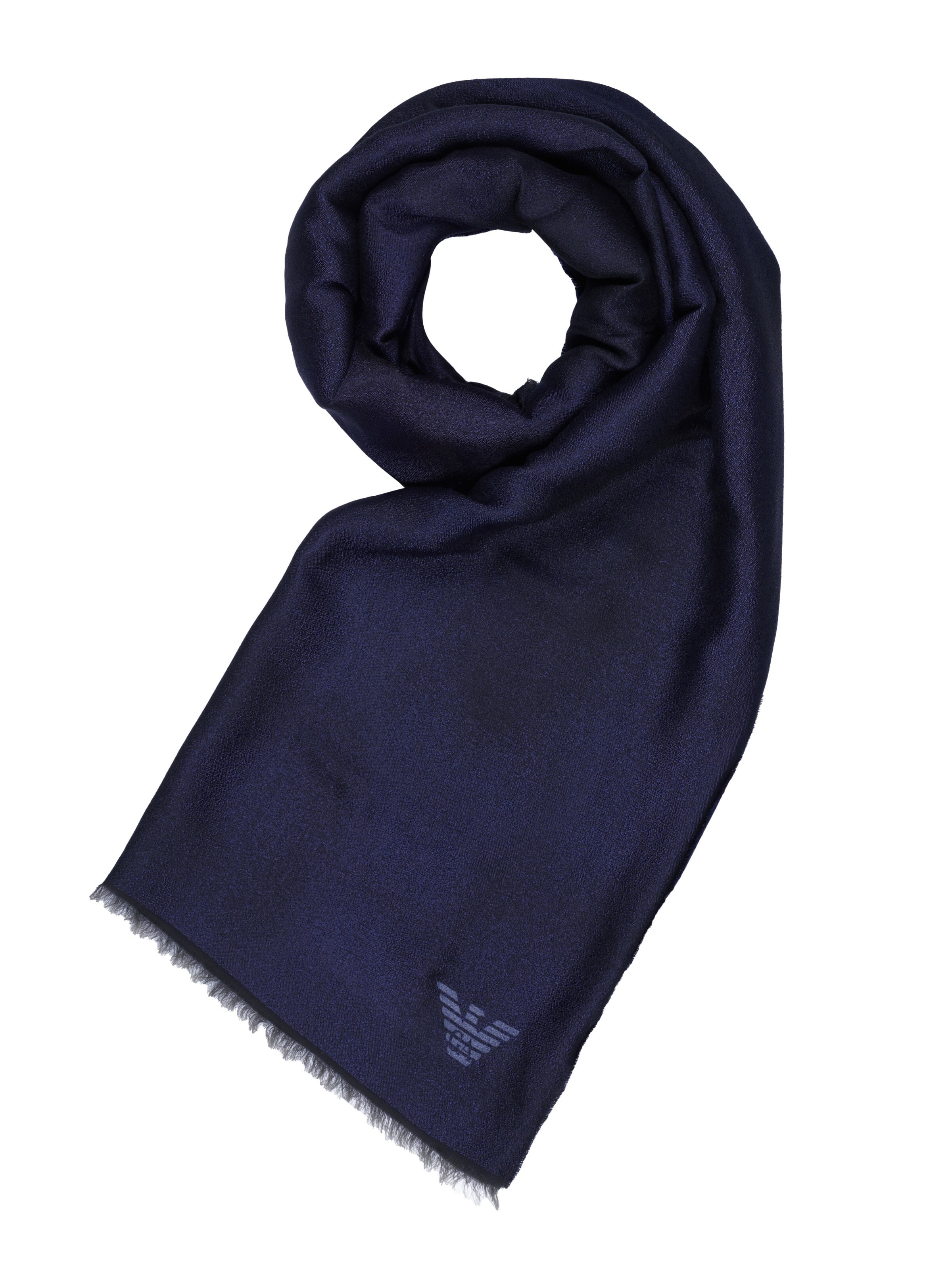 ARMANI Scarf 'Emporio Armani Schal' in Blue: front