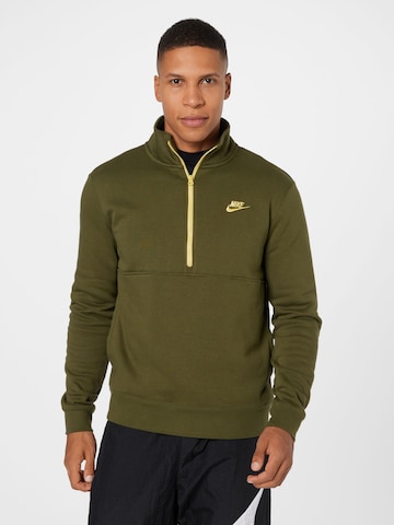 Nike Sportswear Sweatshirt in Green: front