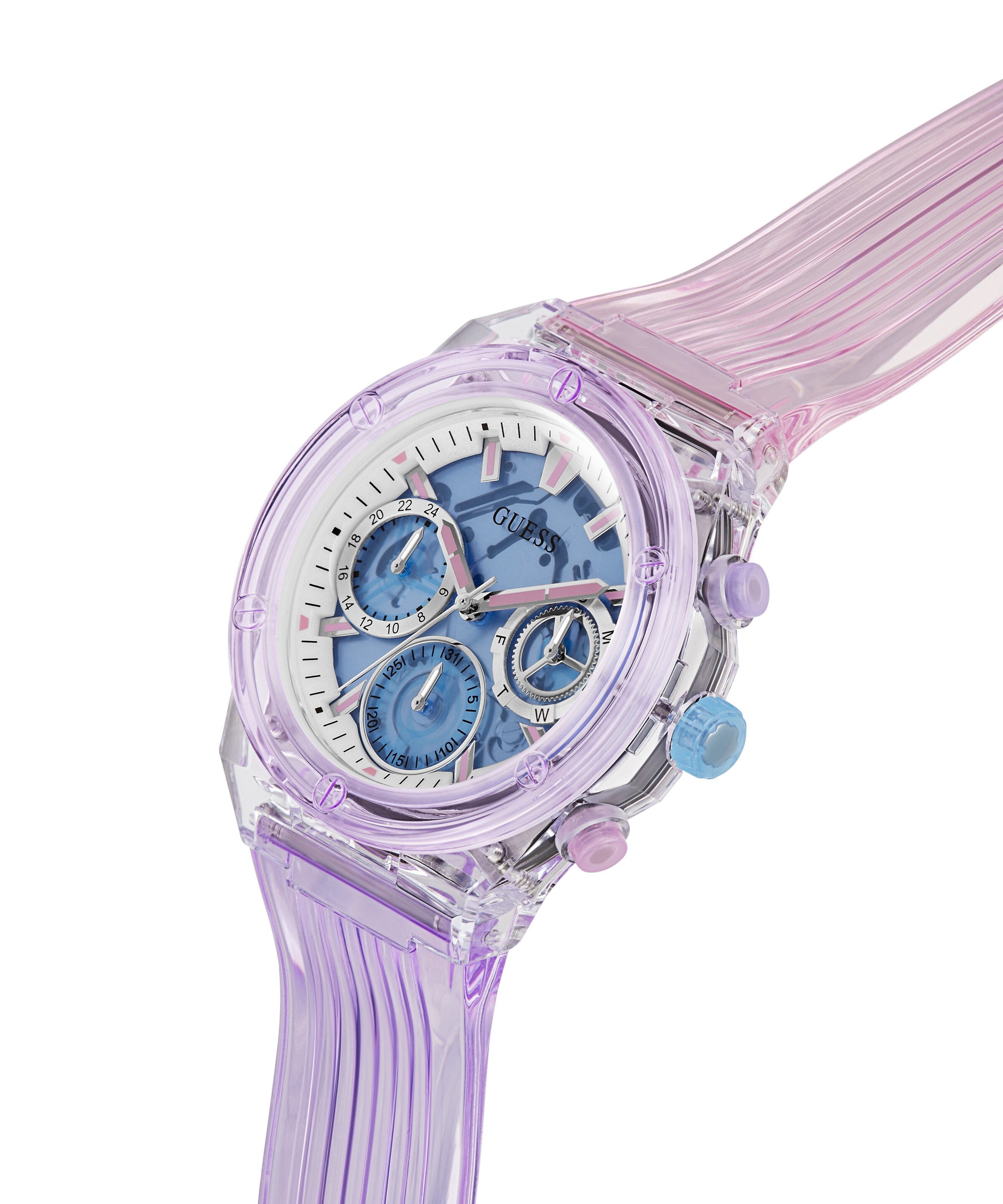 GUESS Uhr 'Athena' in Pink