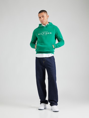 Sweat-shirt TOMMY HILFIGER en vert