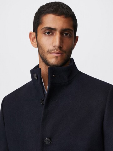 MANGO MAN Between-Seasons Coat 'Funnel' in Black