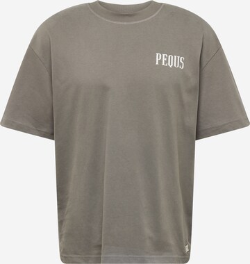 T-Shirt Pequs en gris : devant