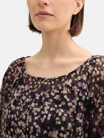 TOM TAILOR Blouse in Bruin