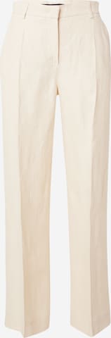 Weekend Max Mara - Loosefit Pantalón de pinzas 'MALIZIA' en beige: frente