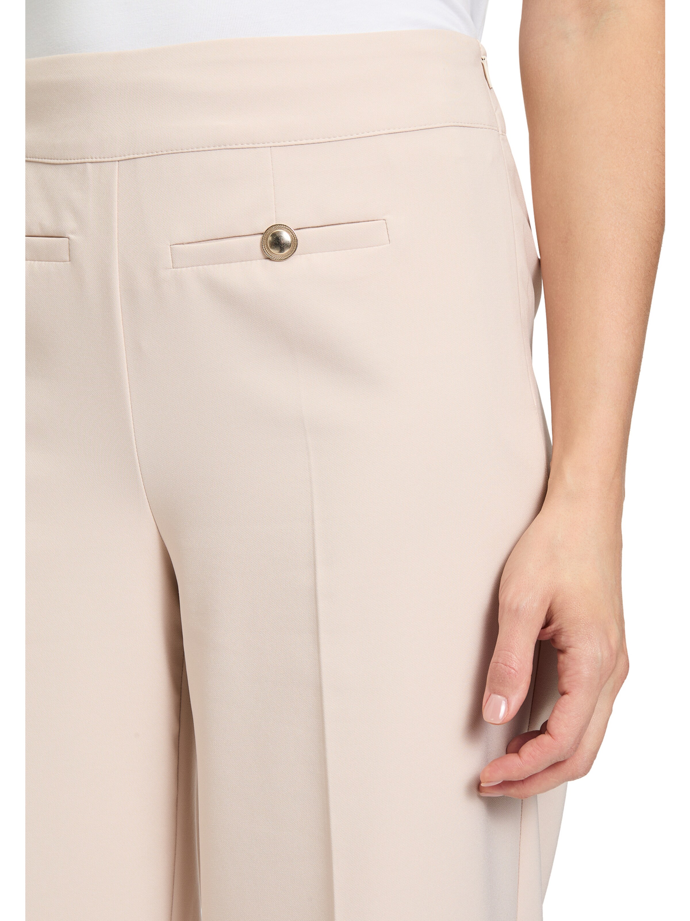 Betty Barclay Regular Marlene-Hose unifarben in Beige