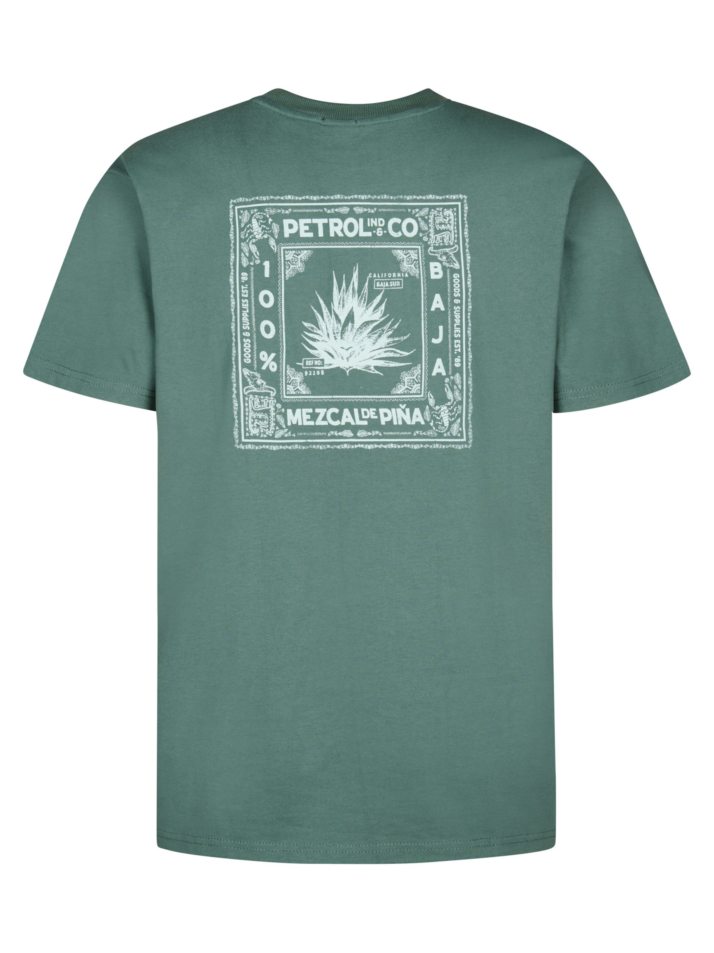 T-Shirt 'Calor' Petrol Industries en vert