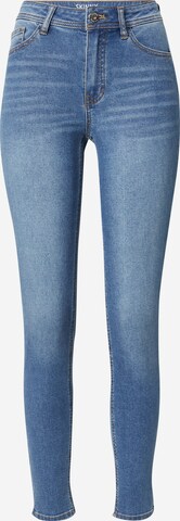 Skinny Jean TAIFUN en bleu : devant