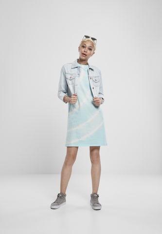 Robe 'Tie Dye' Urban Classics en bleu