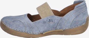 JOSEF SEIBEL Ballet Flats with Strap 'Fergey' in Blue