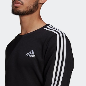 ADIDAS SPORTSWEAR Sweatshirt 'Essentials Fleece 3-Stripes' in Schwarz