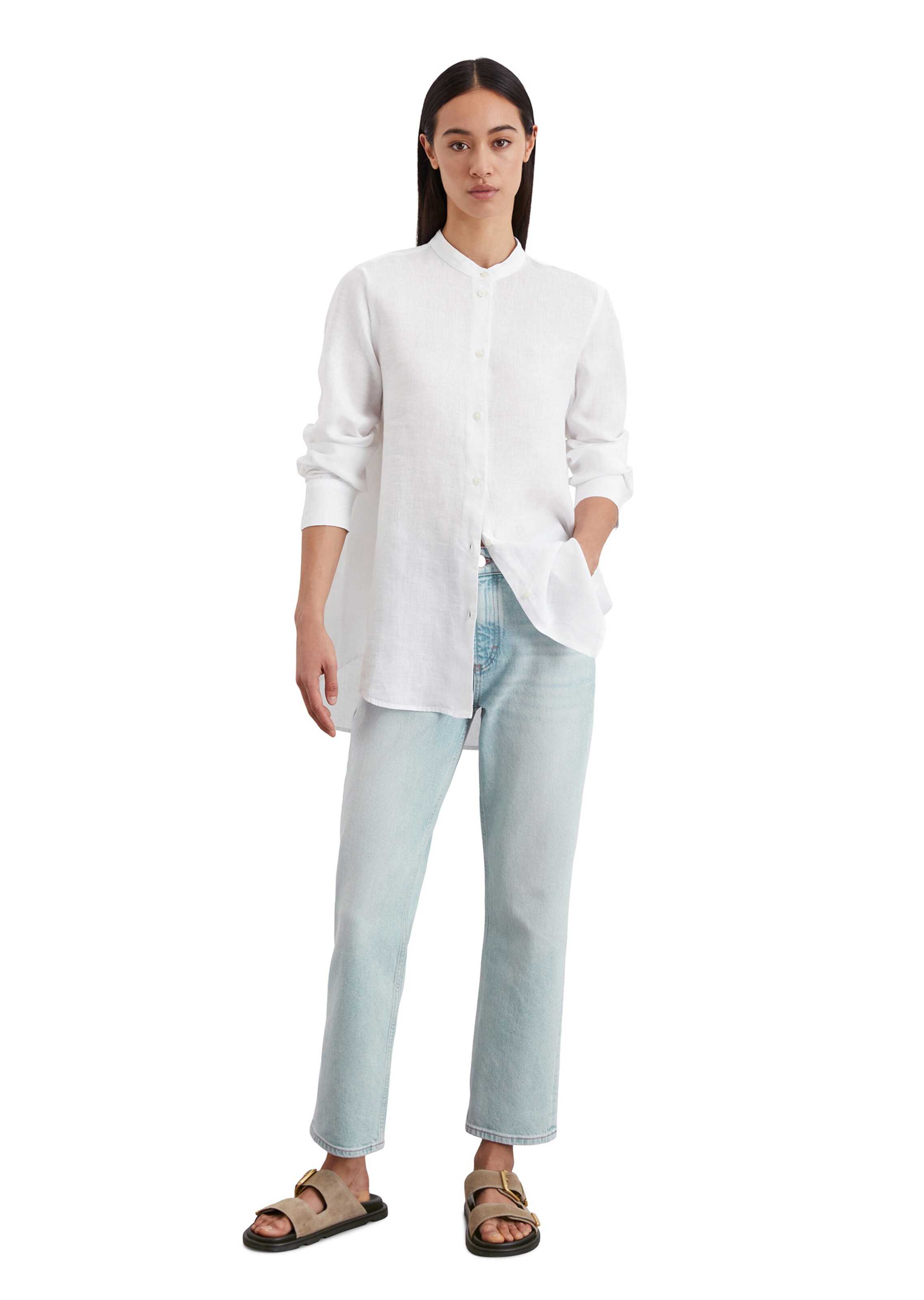 Chemisier Marc O'Polo en blanc