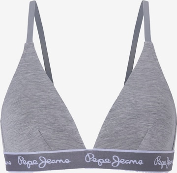 Pepe Jeans Triangel BH in Grau: predná strana