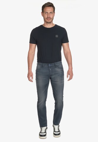 Le Temps Des Cerises Slim fit Jeans '700/11' in Blue