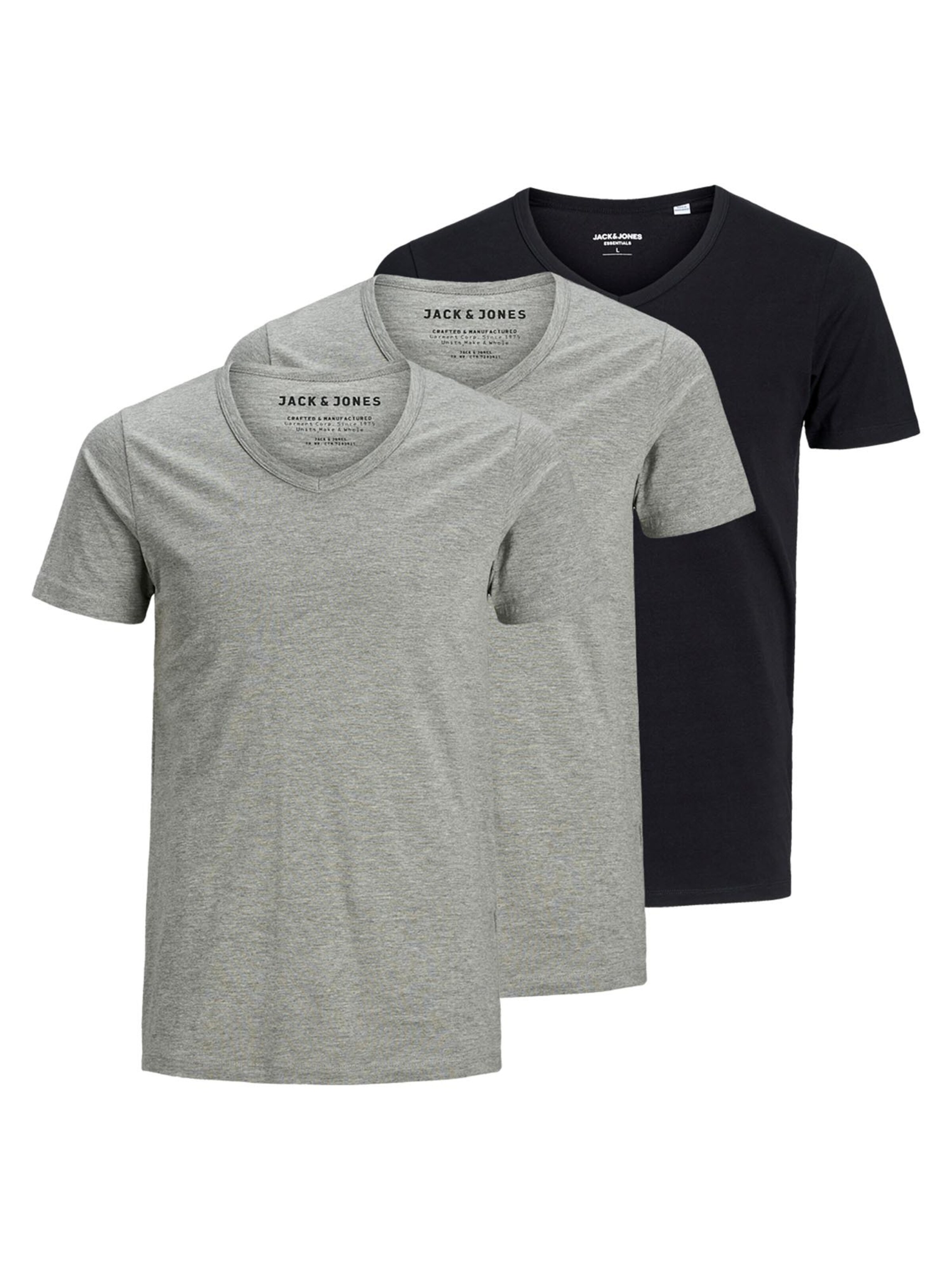 JACK & JONES Shirt 'Essentials'‌‌‌‌ in Grau: Vorderseite