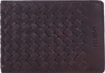 mano Wallet 'Don Luca' in Brown: front