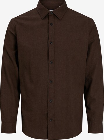 Chemise JACK & JONES en marron : devant