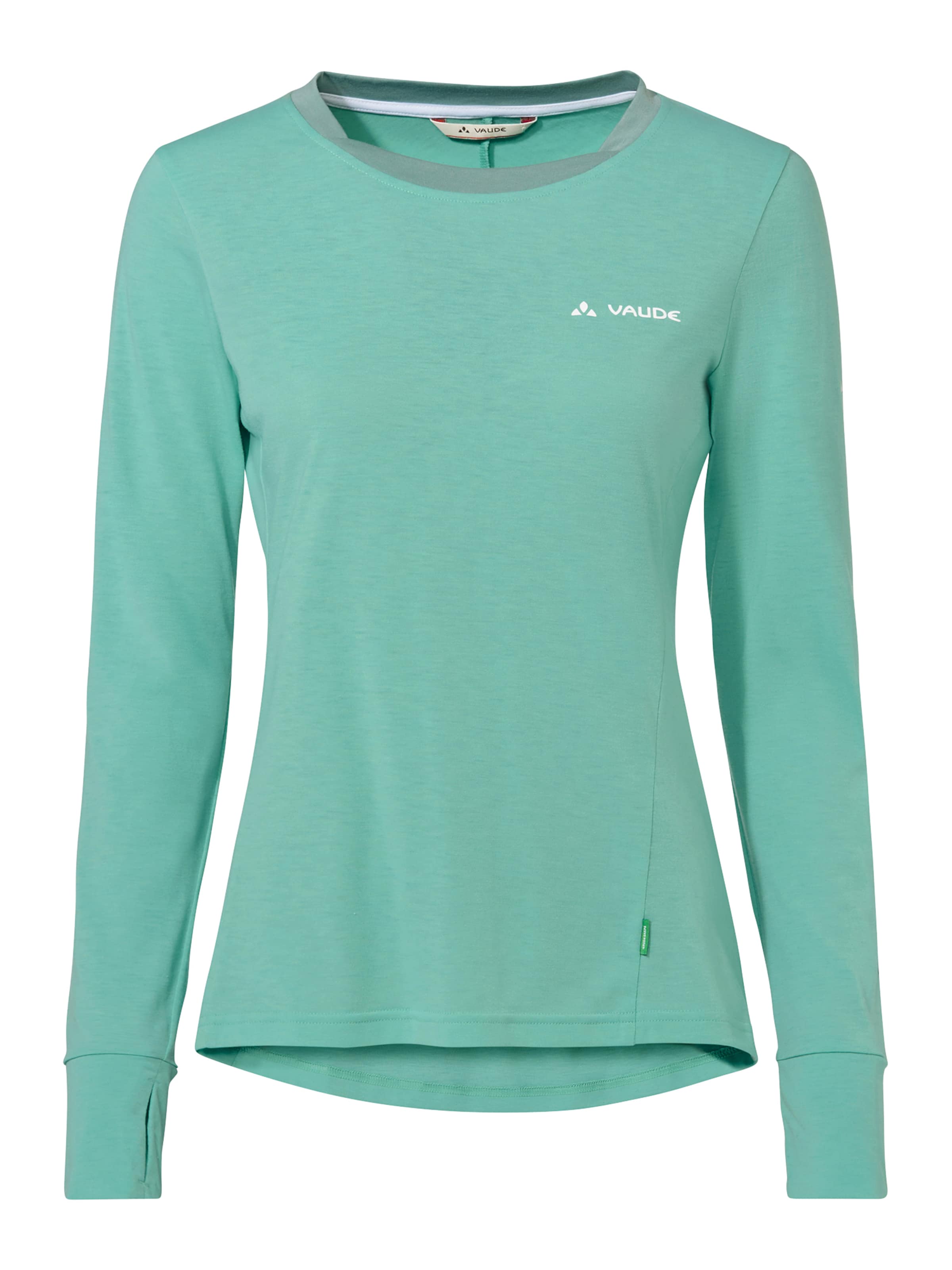 VAUDE Functioneel shirt 'Sveit LS ' in Blauw: voorkant