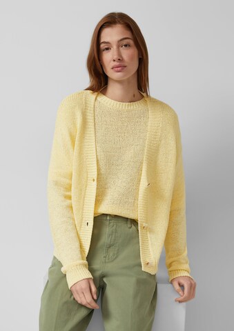 s.Oliver Strickjacke in Gelb