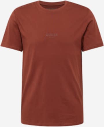 GUESS T-shirt 'AIDY' i brun: framsida