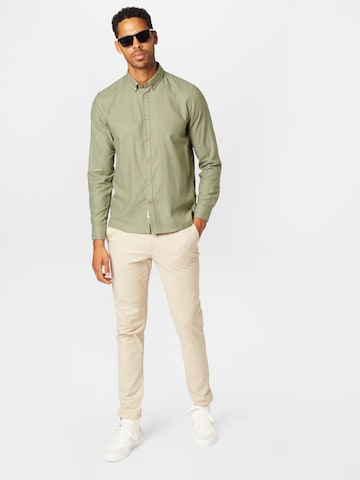 !Solid Regular fit Button Up Shirt 'Pete' in Green