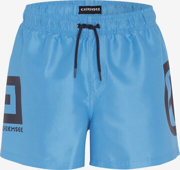 CHIEMSEE Athletic Swim Trunks in Blue: front