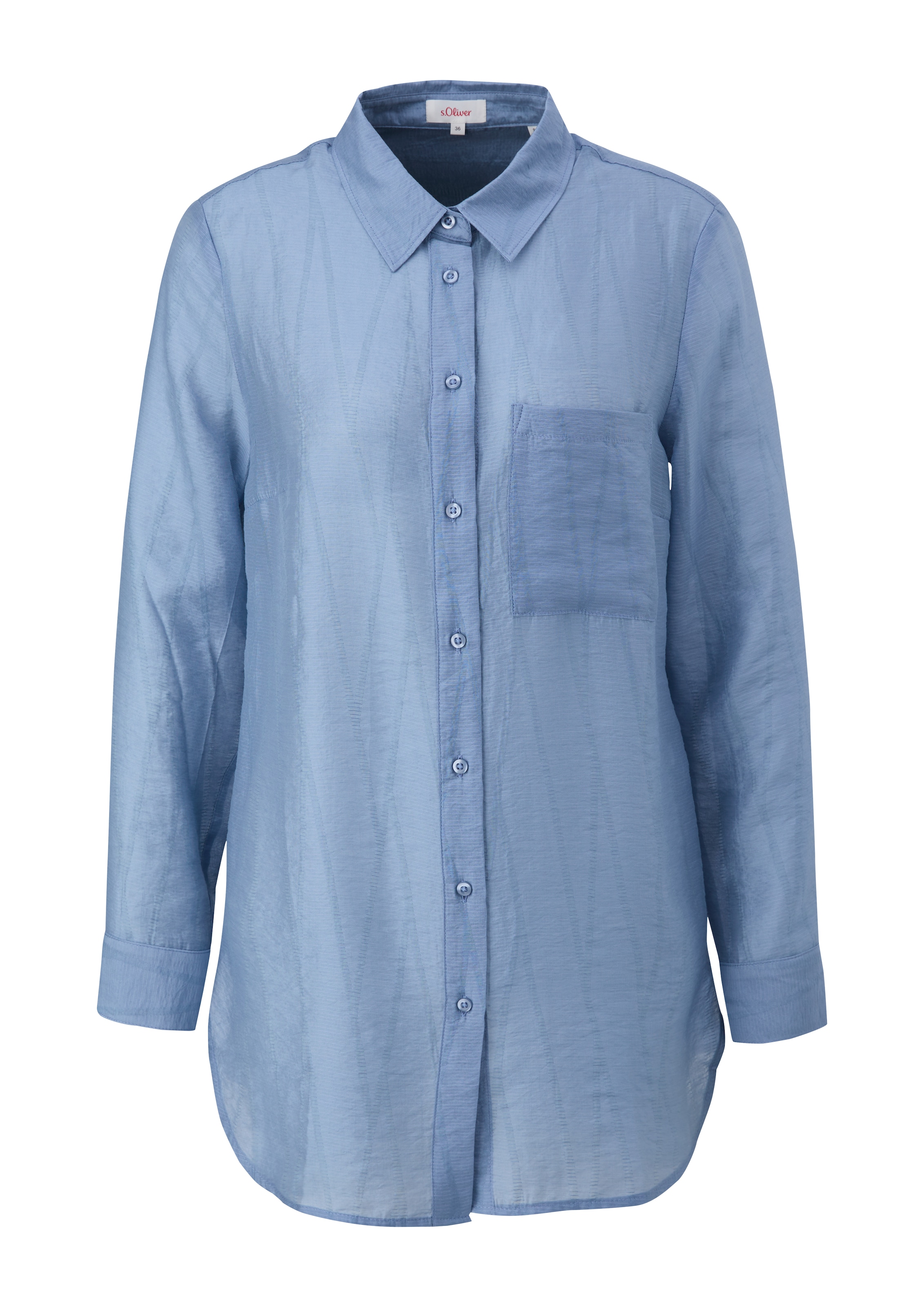s.Oliver Bluse in Blau: Vorderseite