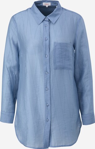 s.Oliver Blouse in Blauw: voorkant