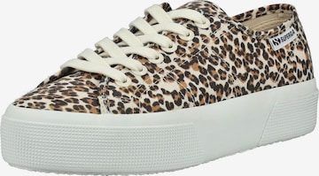 Sneaker bassa di SUPERGA in beige: frontale