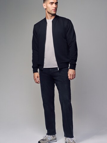 Next - Sudadera con cremallera en negro