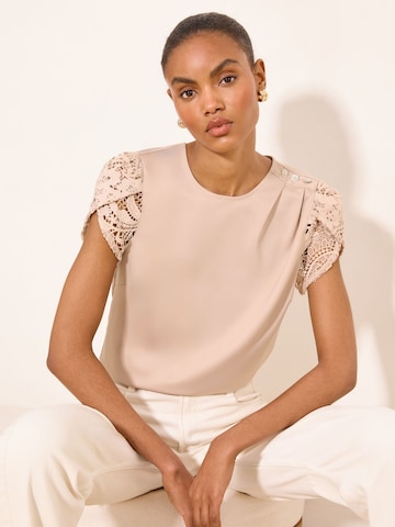 Lipsy Blouse in Beige